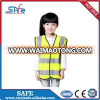 Orange Color safety high visibility children's kids vest custom